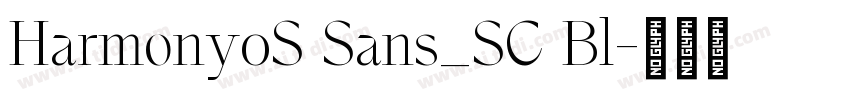 Harmony0S Sans_SC Bl字体转换